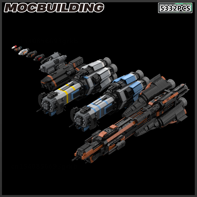 Model Kit Battleship - MOC Yapı Taşı Uzay Gemisi Yıldız