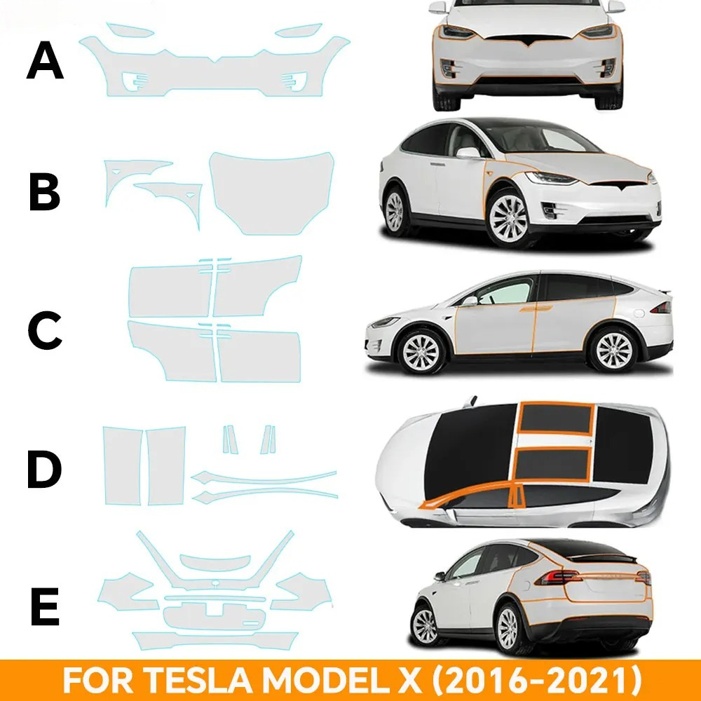 Logo Model Kit - Önceden kesilmiş TPU PPF şeffaf boya