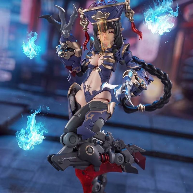 Model Kit Zombie Girl - Yeni 1/12 Hemoxian Medetar Echo Jiulian