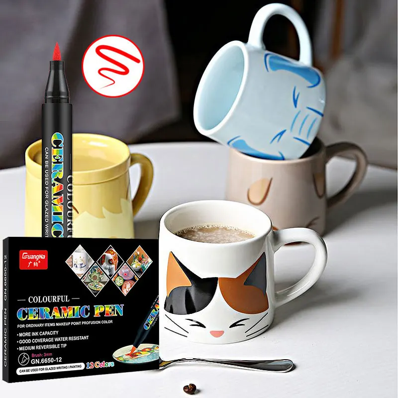 Model Kit Markers - GN 12/24 Renkli Yüksek Sıcaklıkta Fırınlanmış