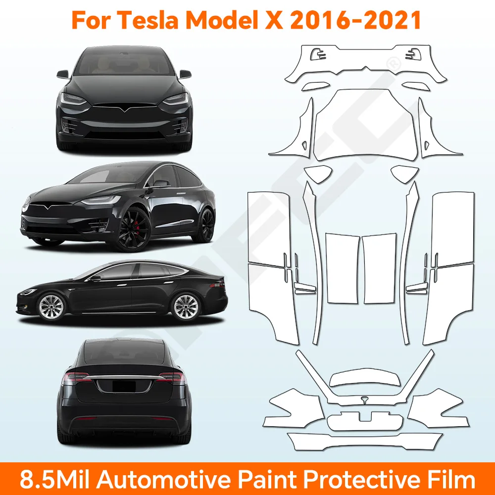 Logo Model Kit - Tesla Model X 2016-2021 için TPU