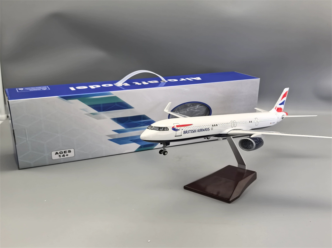 Model Kit Plane - Uçak Reçine 1/100 Ölçekli 321neo A321