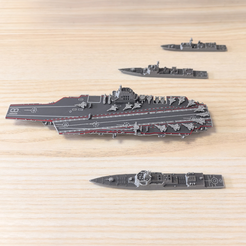 Model Kit Battleship - 1 adet 1/2000 ölçekli çok tip