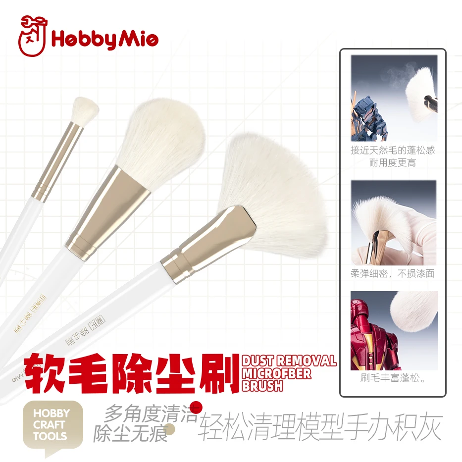 Model Kit Paint Remover - HOBBY MIO Toz Giderme Fırçası Model