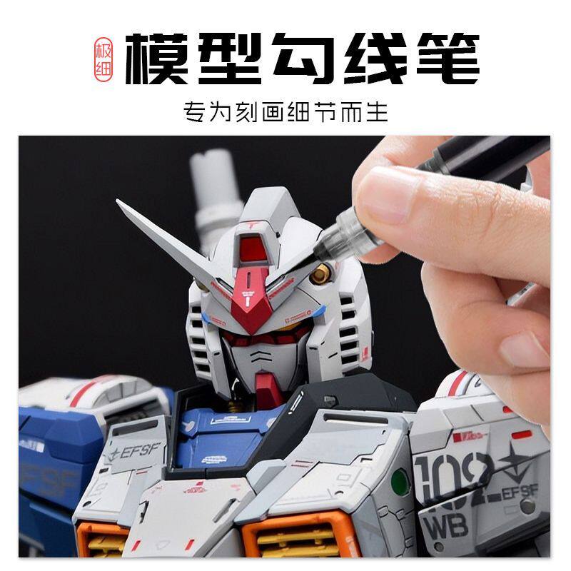 Model Kit Markers - Akrilik Pigment Kanca Hattı İşaretleyici Kalem