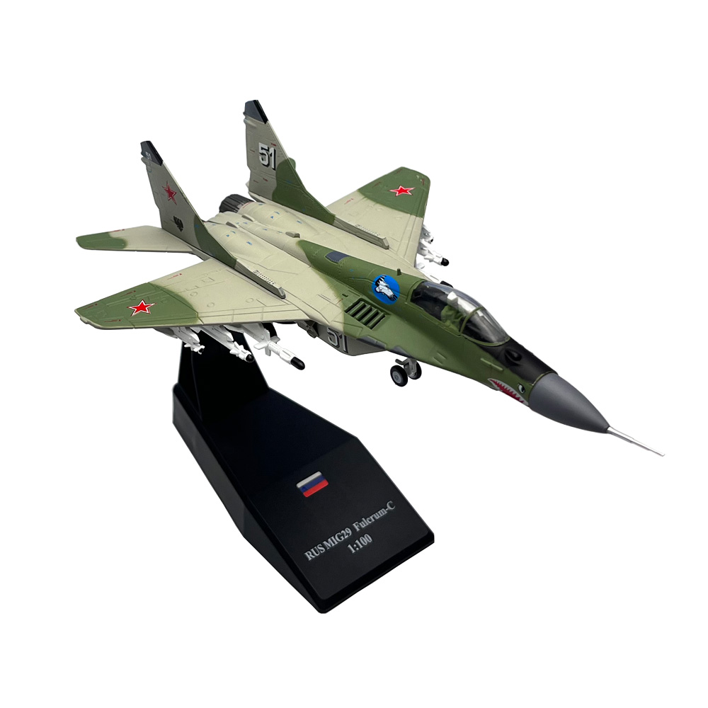 Model Kit Aircraft - 1/100 Ölçekli Rus MIG-29 Mig29 Fulcrum