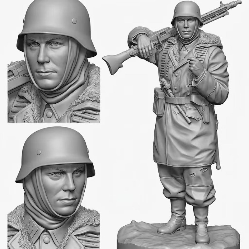Model Kit Weapons - 1/16 Ölçekli Reçine Şekil Montaj model