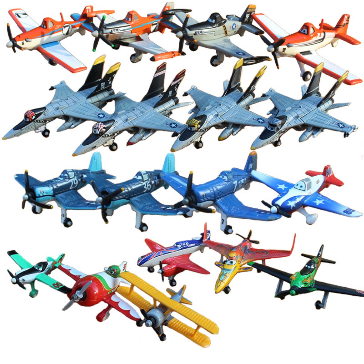 Model Kit Plane - Disney Planes Döküm Oyuncaklar Uçaklar Dusty