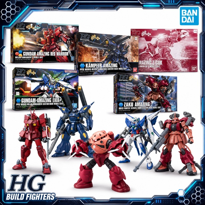 Model Kit Zaku - Bandai Orijinal HGBF 1/144 Amazing Exia