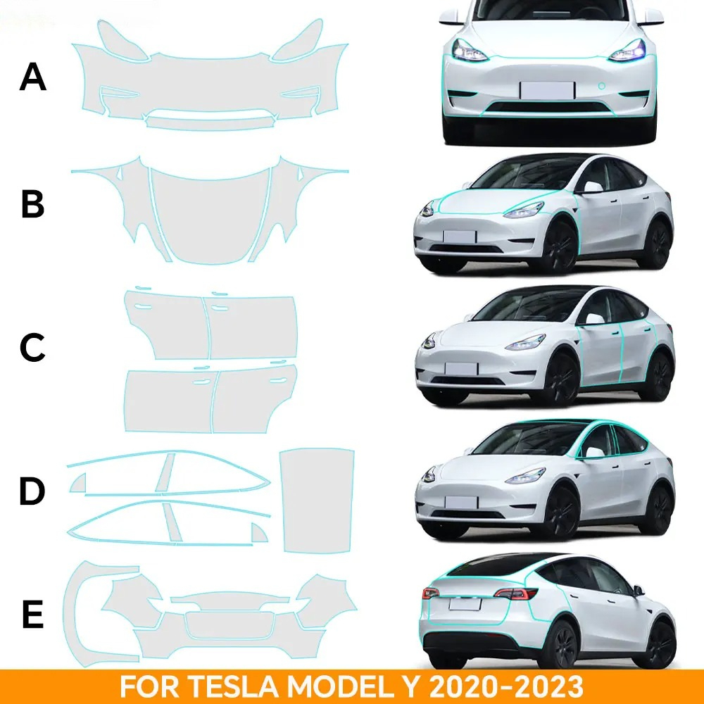 Logo Model Kit - Önceden kesilmiş TPU PPF çizilmez şeffaf
