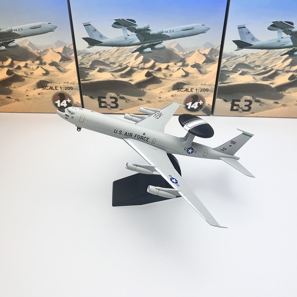 Model Kit Plane - 1/200 Ölçekli E3 Uçak Döküm Bitmiş