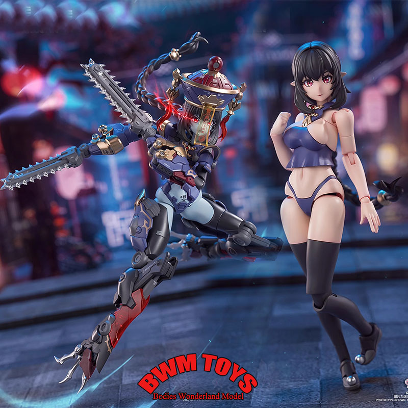 Model Kit Zombie Girl - Stokta Hemoxian MODEL KITI 1/12 Ölçekli