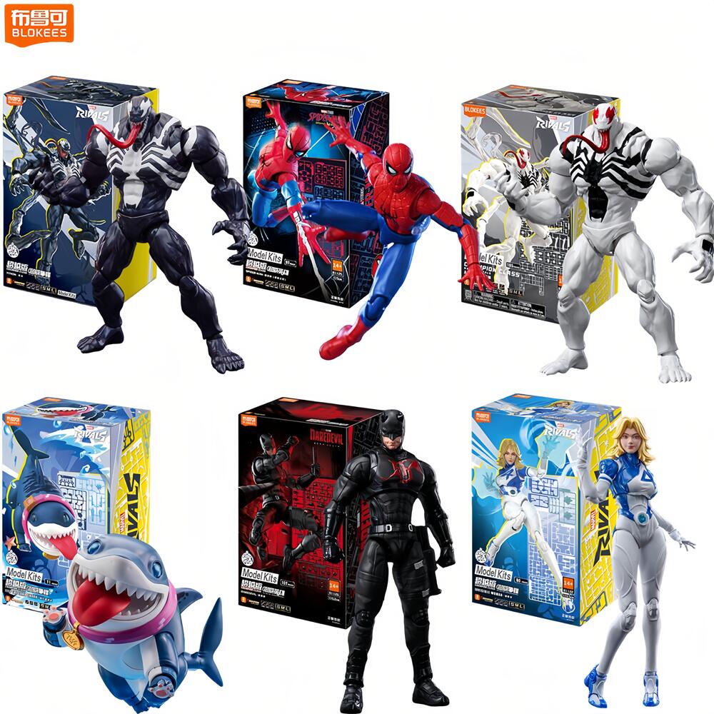 Model Kit Brands - Blokees Örümcek Adam Anti-Venom Daredevil Aksiyon