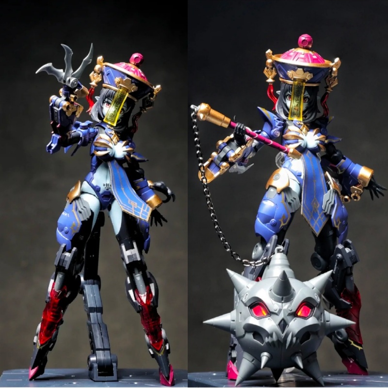 Model Kit Zombie Girl - Yeni Hemoxian Jiulian Medta Yankılanması 15