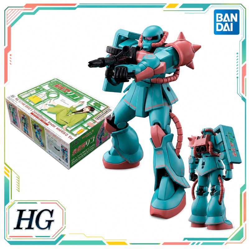 Model Kit Zaku - Bandai Orijinal HG 1/144 Riko'nun Zaku