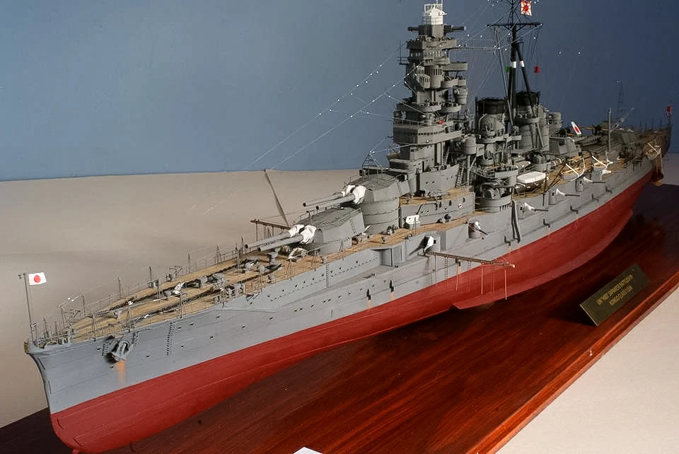 Model Kit Battleship - 1:200 Ölçekli WW2 Savaş Gemisi Hiei