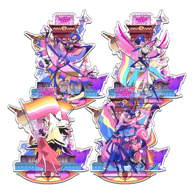 Model Kit Holder - Hazbin Hotel Anime Periferik İç Baskılı