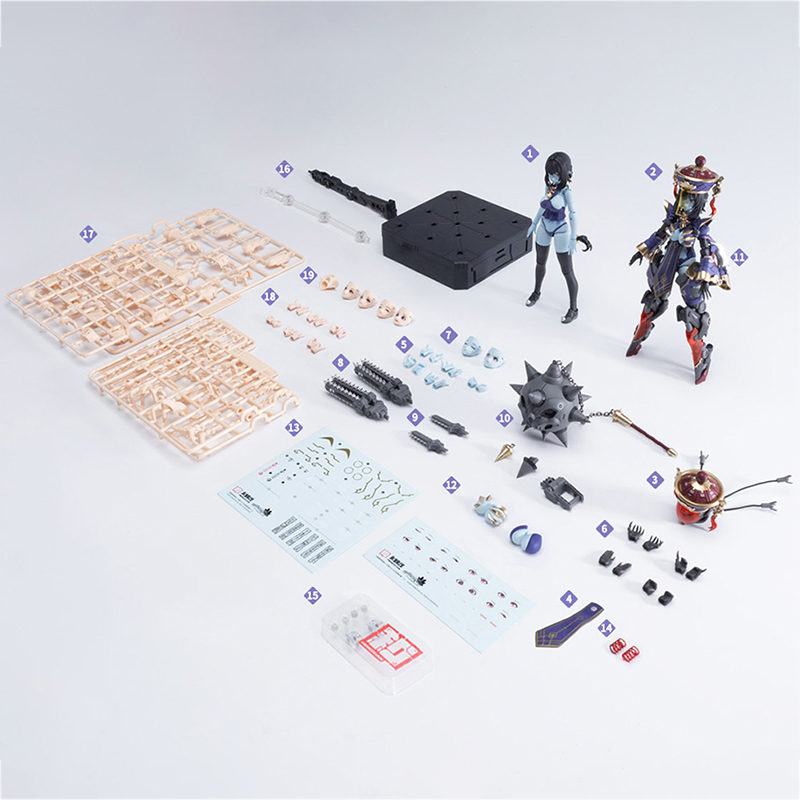 Model Kit Zombie Girl - Hexa Gear Resmi – Metata Echo