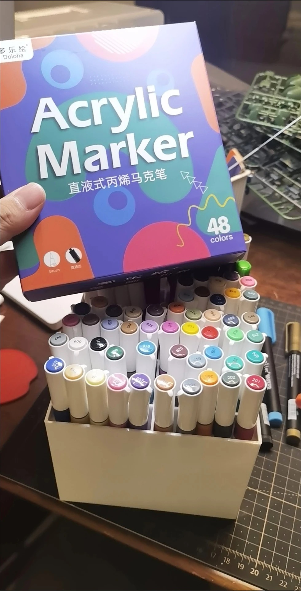 Model Kit Markers - DOLOHA Doloha Akrilik Marker KALEM 60