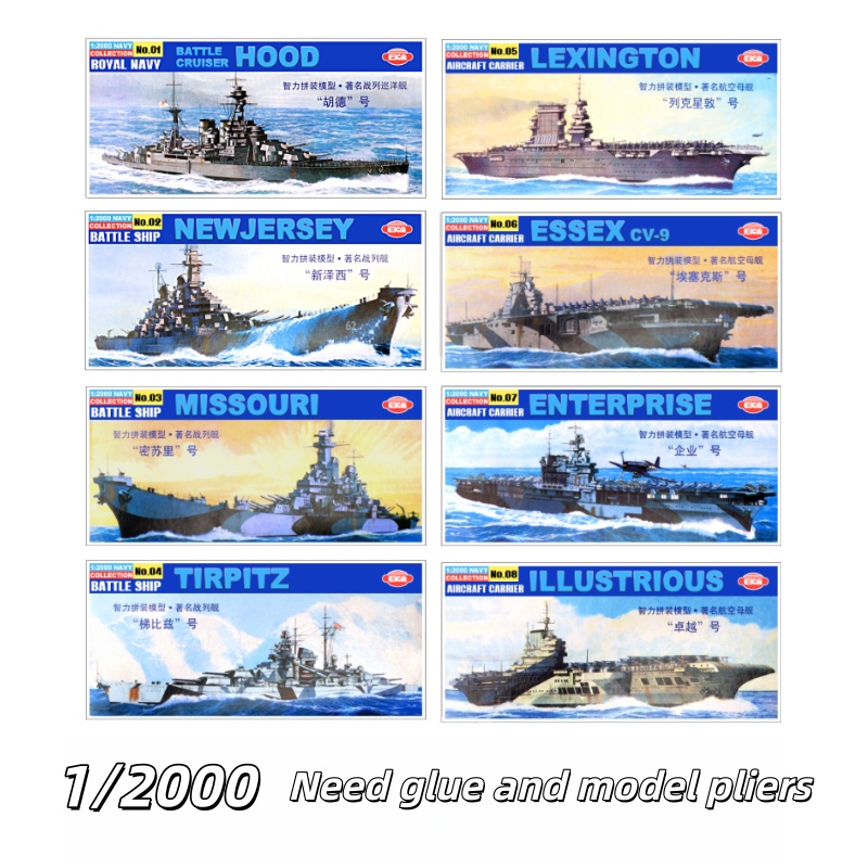 1/2000 Ölçekli Uçak Gemisi USS - Model Kit Battleship incelemesi ve fiyatı