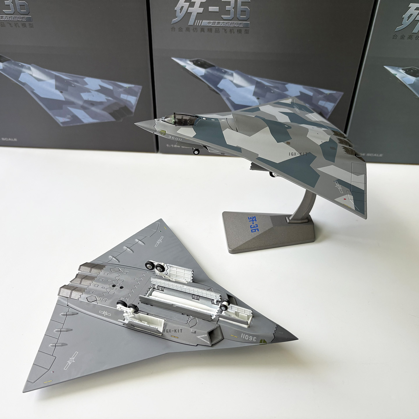 1/144 J-36 Çin 6. Nesil Uçak J - Model Kit Plane incelemesi ve fiyatı