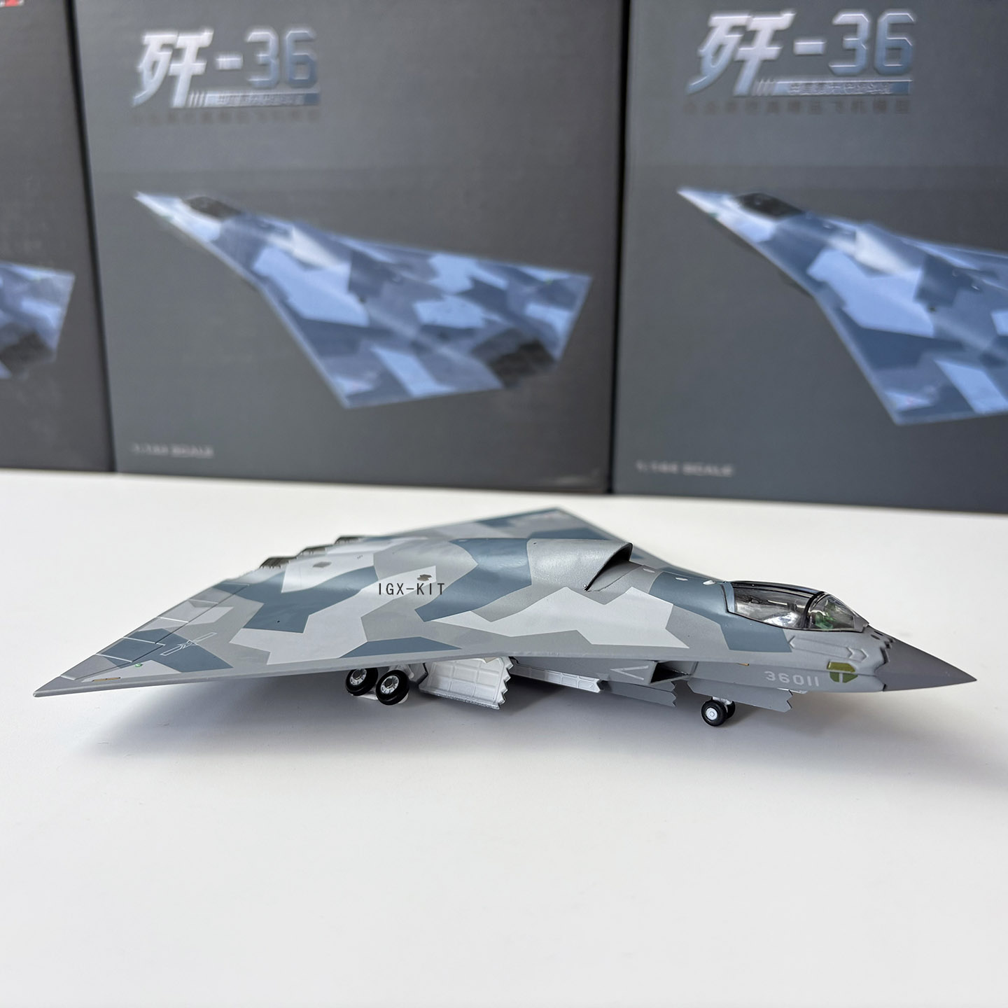 1/144 J-36 Çin 6. Nesil Uçak J - Model Kit Plane incelemesi ve fiyatı