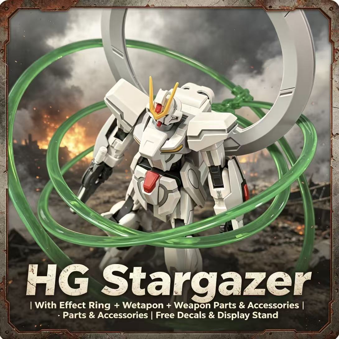 47 HG Stargazer Mecha, Efekt H - Model Kit Gundam Hg incelemesi ve fiyatı