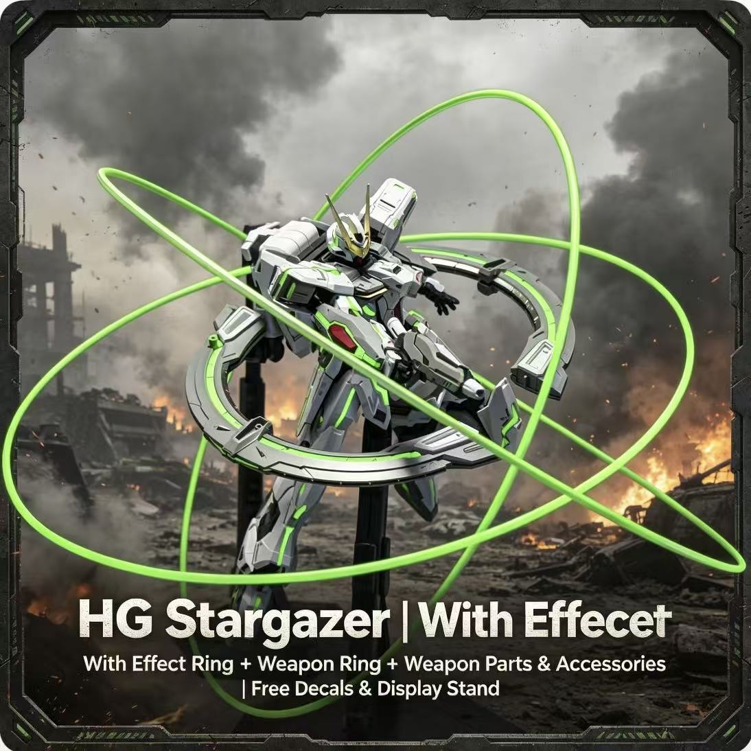 47 HG Stargazer Mecha, Efekt H - Model Kit Gundam Hg incelemesi ve fiyatı