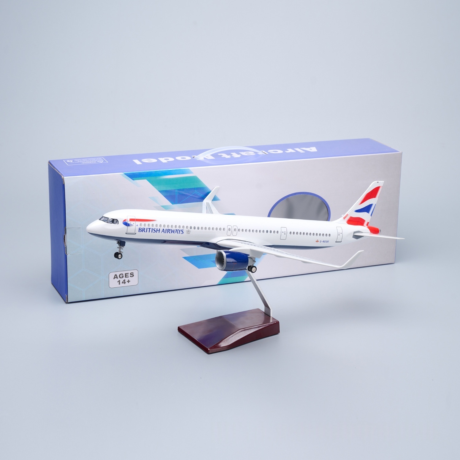 1/100 Ölçekli Uçak Reçine A321 - Model Kit Plane incelemesi ve fiyatı
