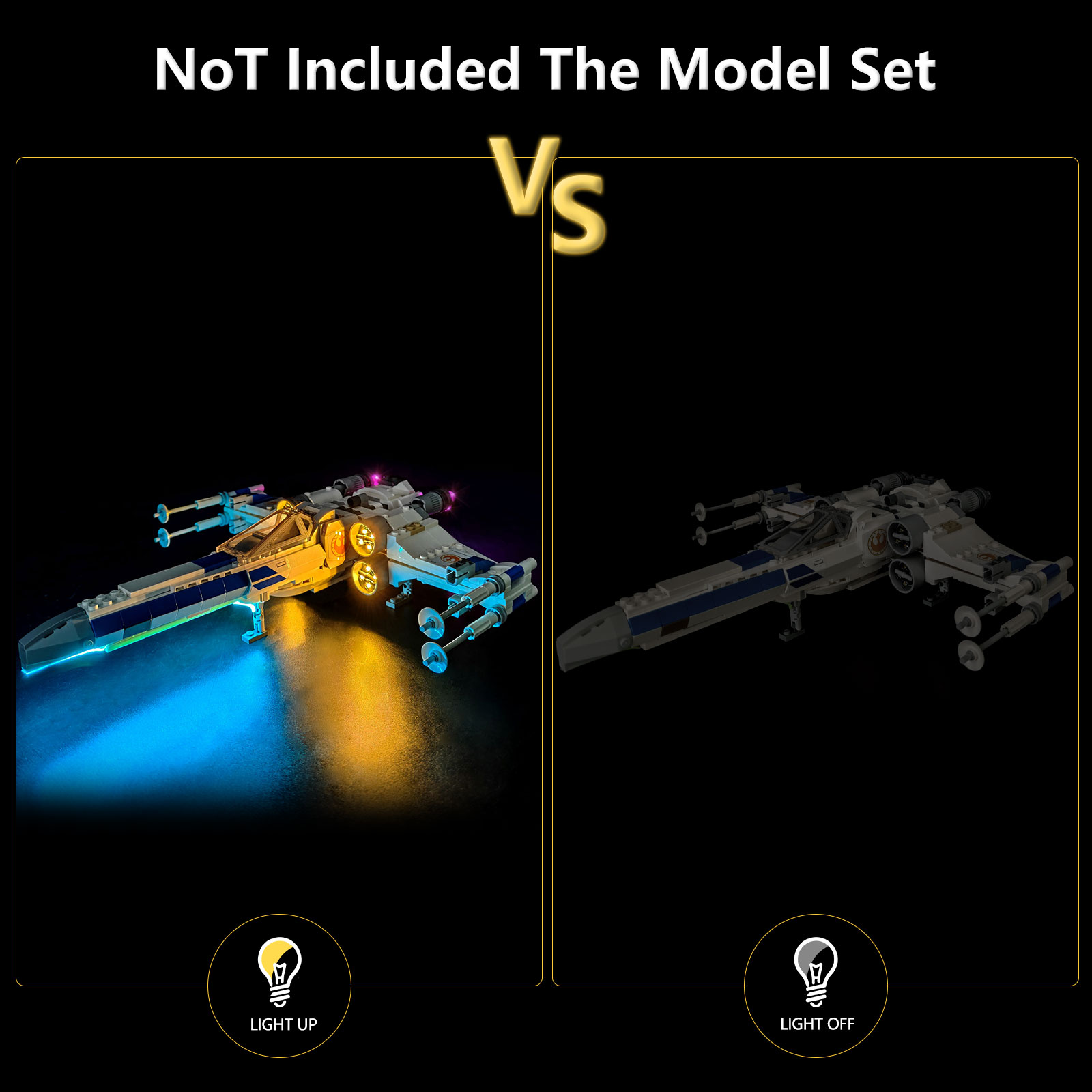 LYBMTWF LED Aydınlatma Kiti Le - Model Kit X Wing incelemesi ve fiyatı