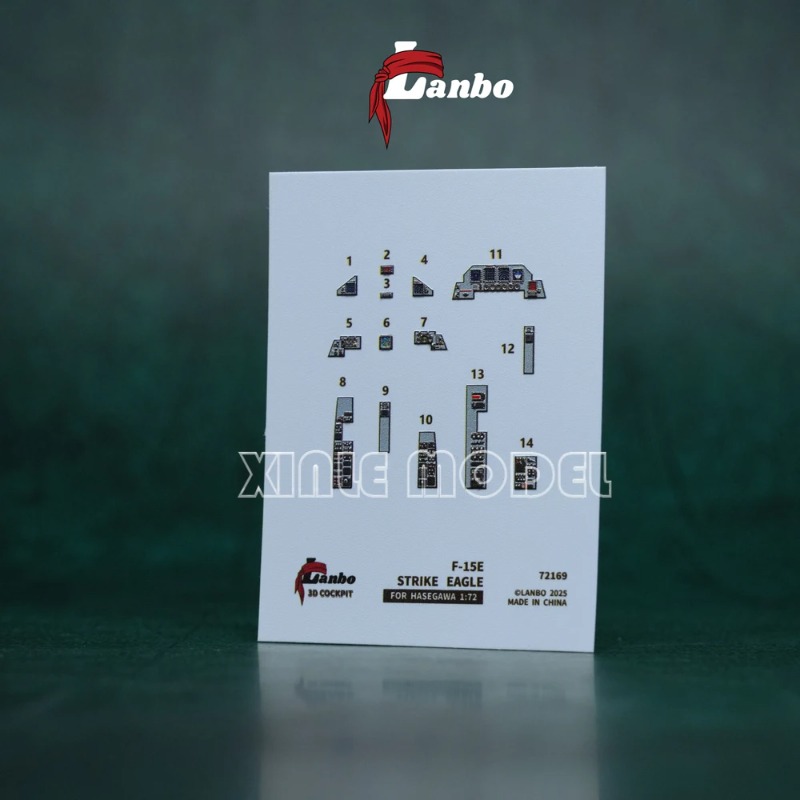 Lanbo Modelleri 3D Renkli Kokp - Model Kit Hasegawa incelemesi ve fiyatı