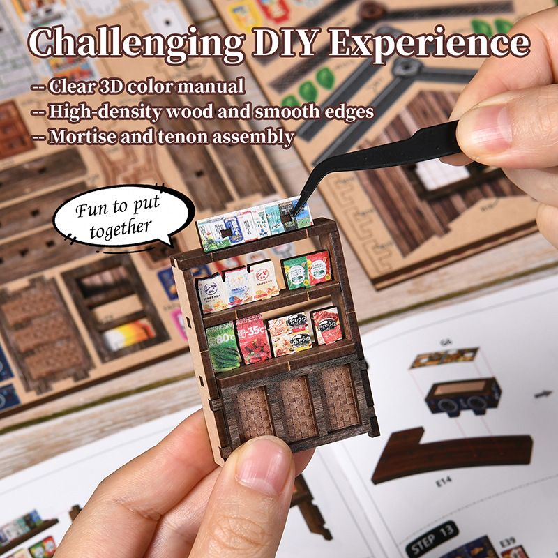 Diy Mini Kitap Köşesi Kasuga M - Model Kit Japanese incelemesi ve fiyatı