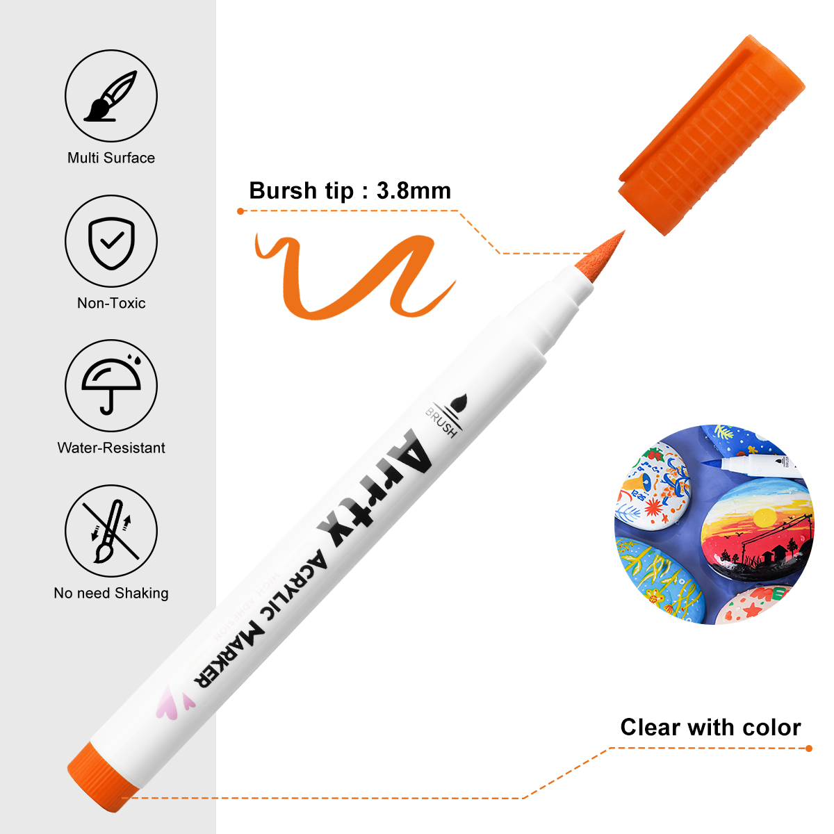 Arrtx 30 Renk Akrilik Yapıcı,  - Model Kit Markers incelemesi ve fiyatı