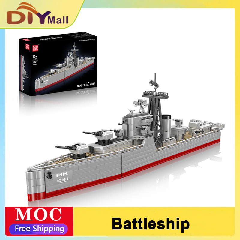 Mould King 10133 Savaş Gemisi  - Model Kit Battleship incelemesi ve fiyatı