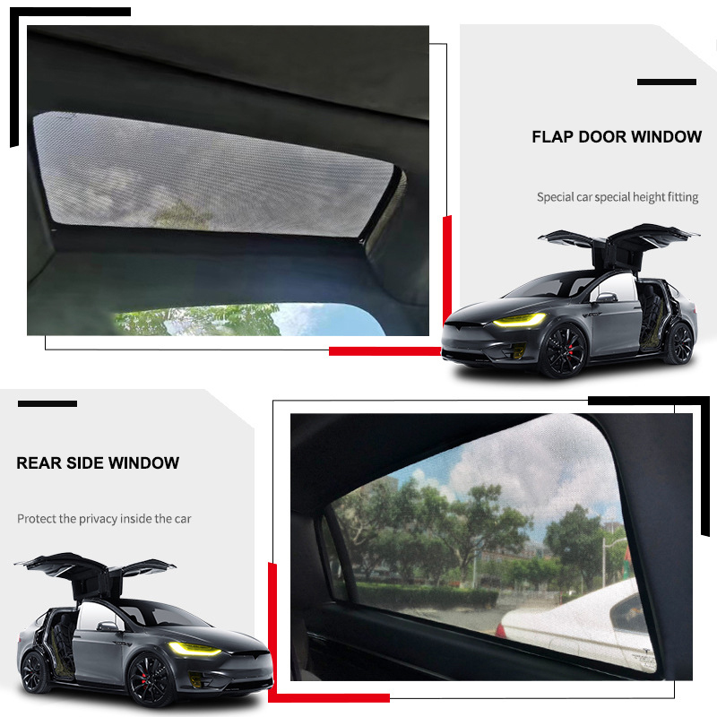 Tesla Model X2024 için Ön Arka - Model Kit X Wing incelemesi ve fiyatı