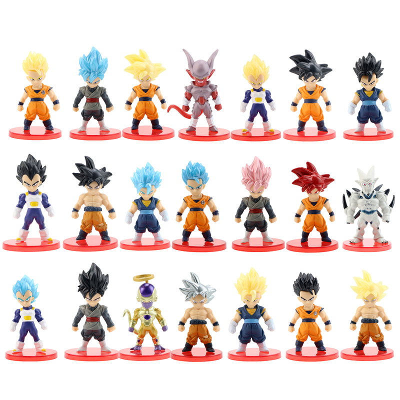 21 adet/takım Dragon Ball Mini - Model Kit Vegito incelemesi ve fiyatı