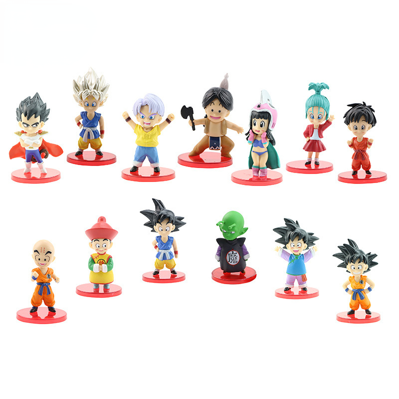 13 adet/grup dragon Ball mini  - Model Kit Vegito incelemesi ve fiyatı