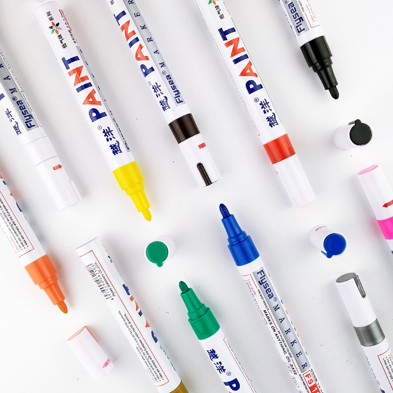 12 renk beyaz su geçirmez kauç - Model Kit Markers incelemesi ve fiyatı