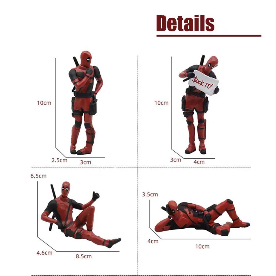 Yeni Anime Deadpool Aksiyon Fi - Model Kit Deadpool incelemesi ve fiyatı