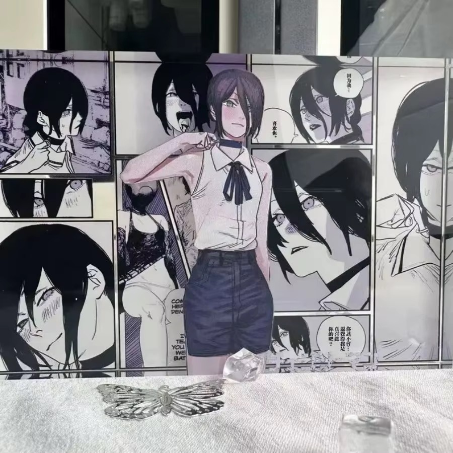 Anime figürü Denji ve Reze akr - Model Kit Holder incelemesi ve fiyatı